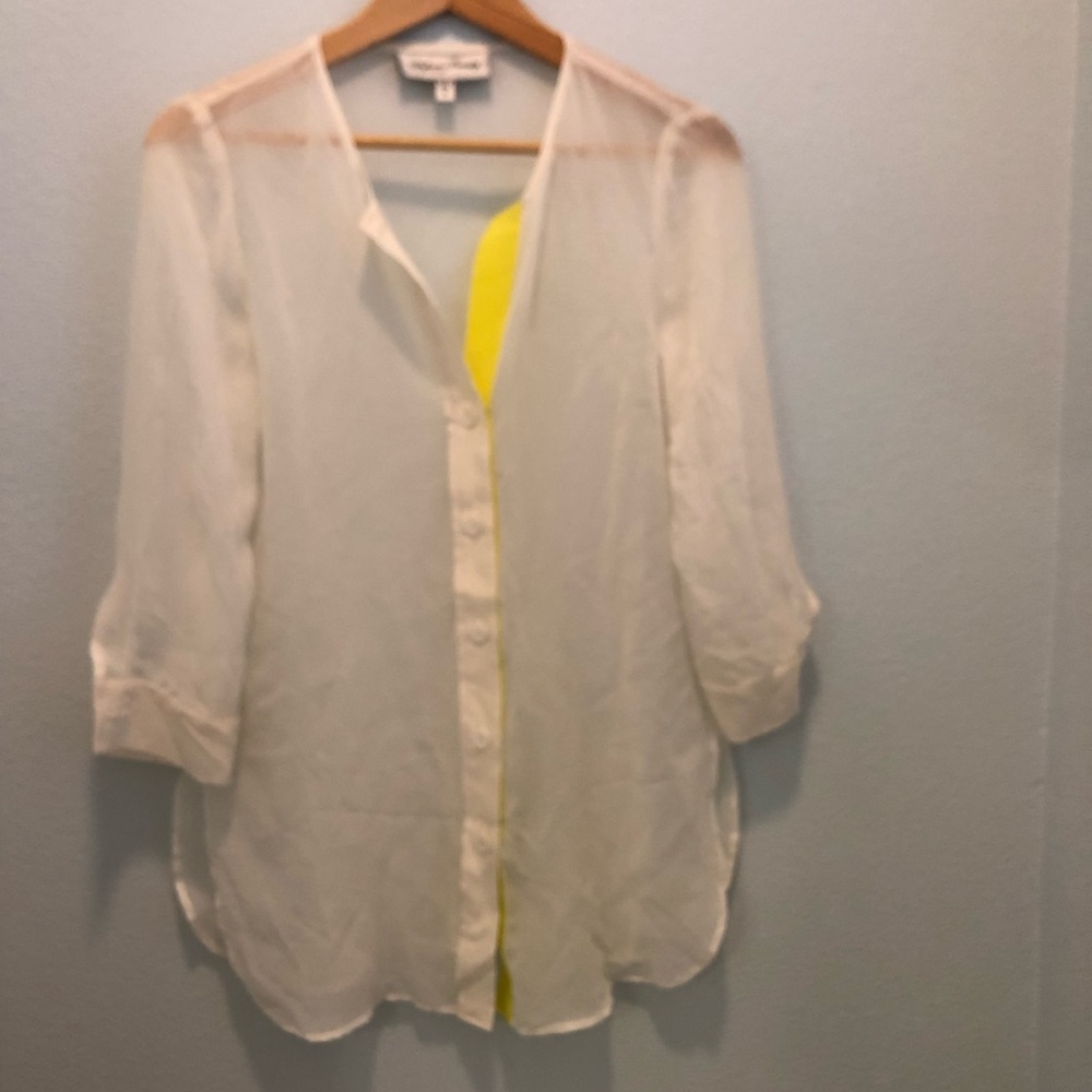 FIFTEEN TWENTY white blouse size xs